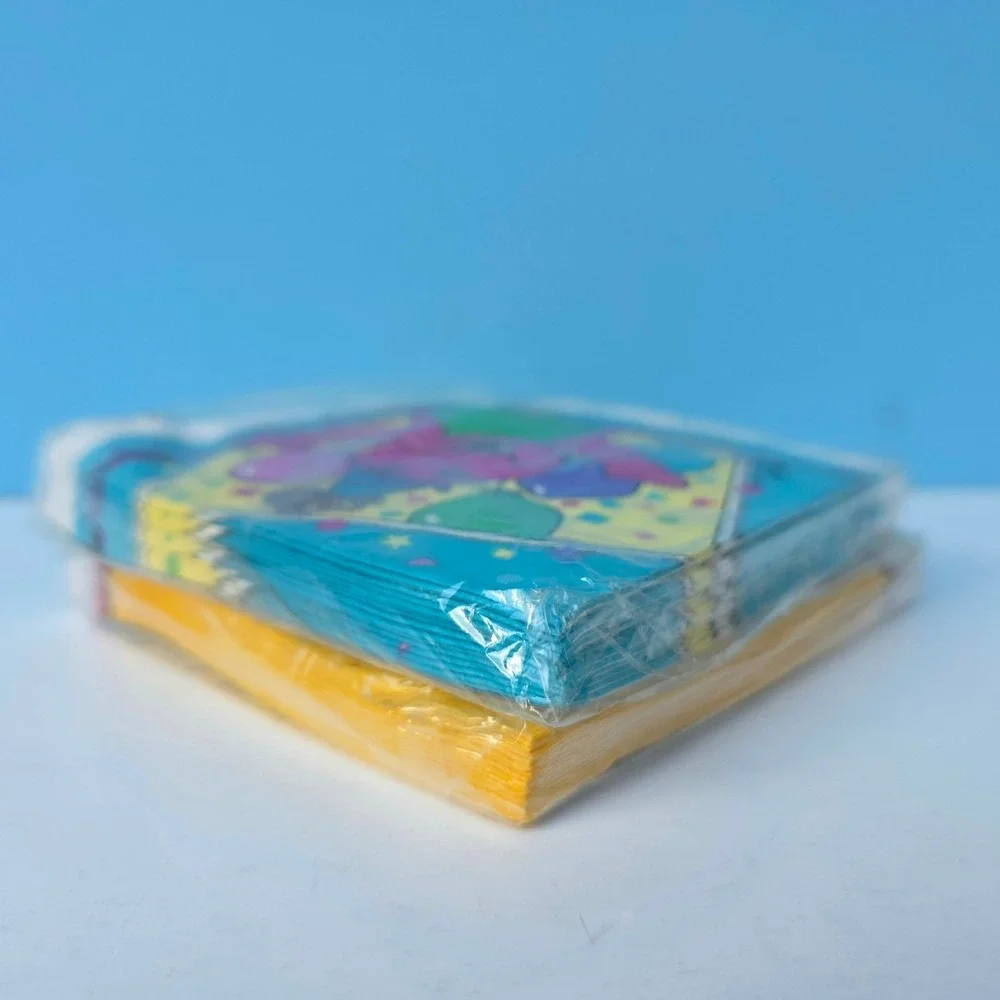 Vintage Barney Birthday Beverage Napkins Baby Bop (2 Packs, 16 ea) 1995
